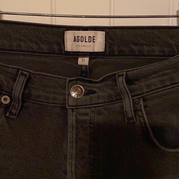 Agolde faded black/grey jeans, size 27 - Picture 2 of 9